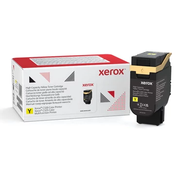 Xerox C325 toner Yellow 5500 oldalra